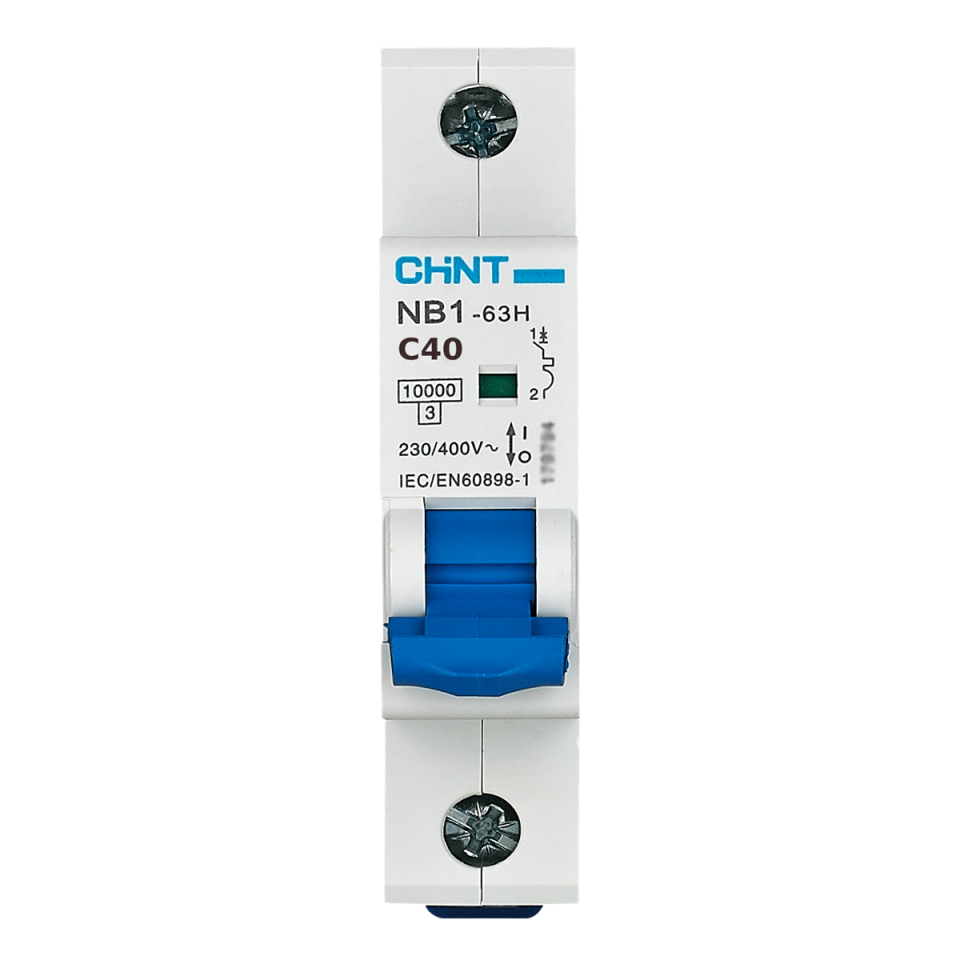 1x40A 10kA Sigorta, C Tipi, 179791, Chint NB1