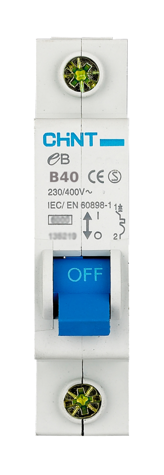 B40 Sigorta, Gecikmesiz, B Tipi, 1x40A, Tekli