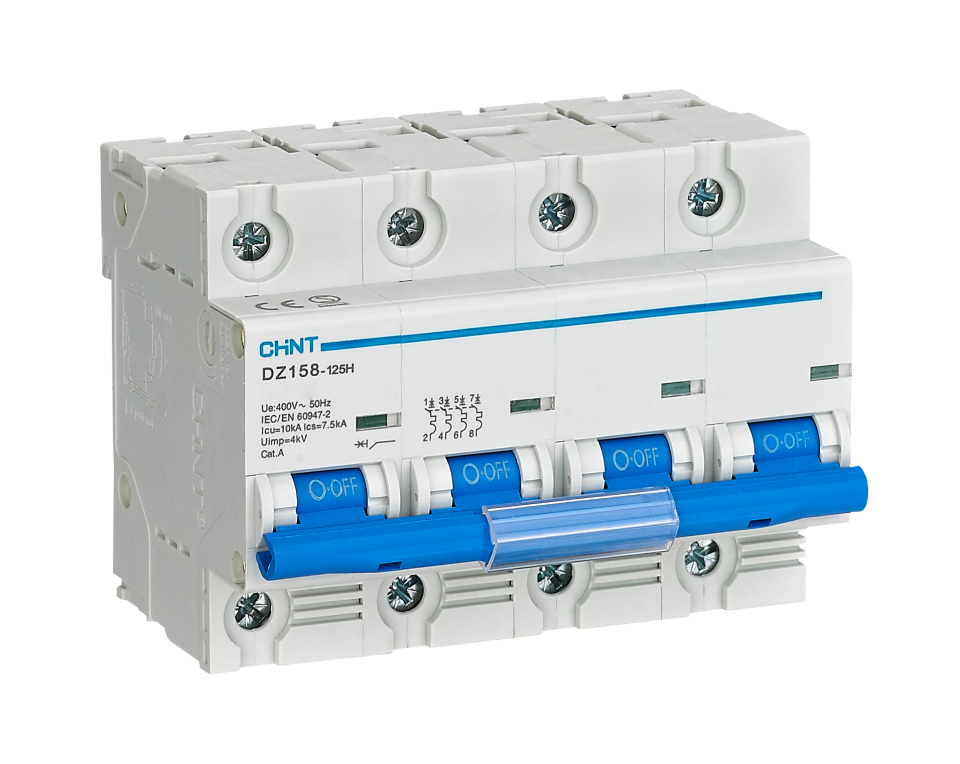 4x80A Sigorta, Nötr Kesmeli, 4 Kutuplu, 10kA, 158098