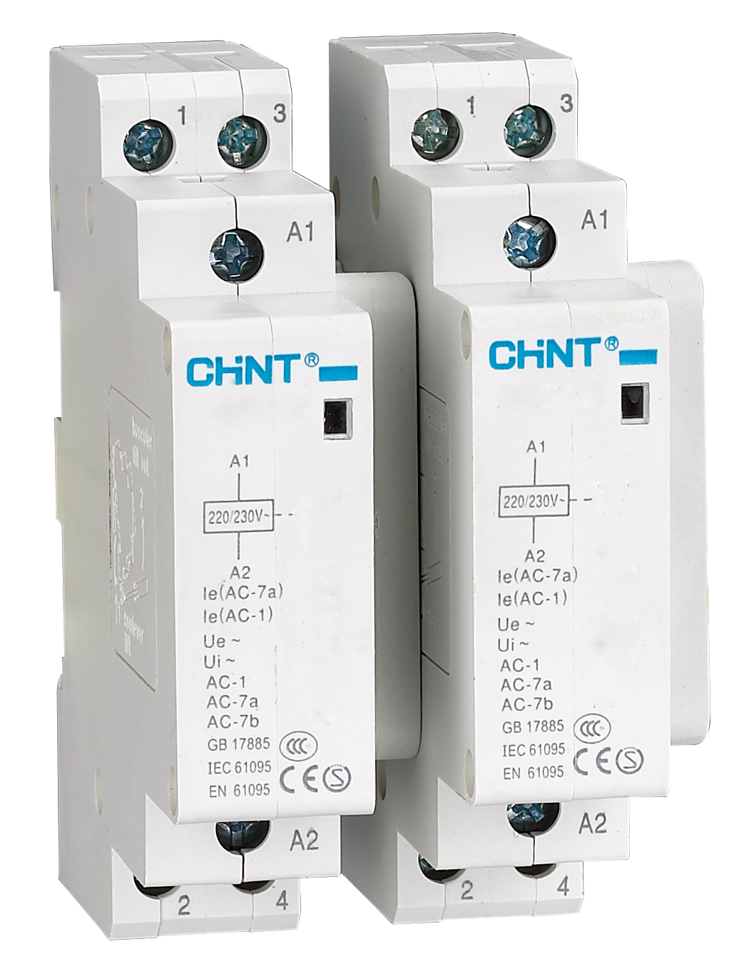 20A Sessiz Kontaktör, 1NA+1NK, 2 Kutup, 220 VAC, 256052