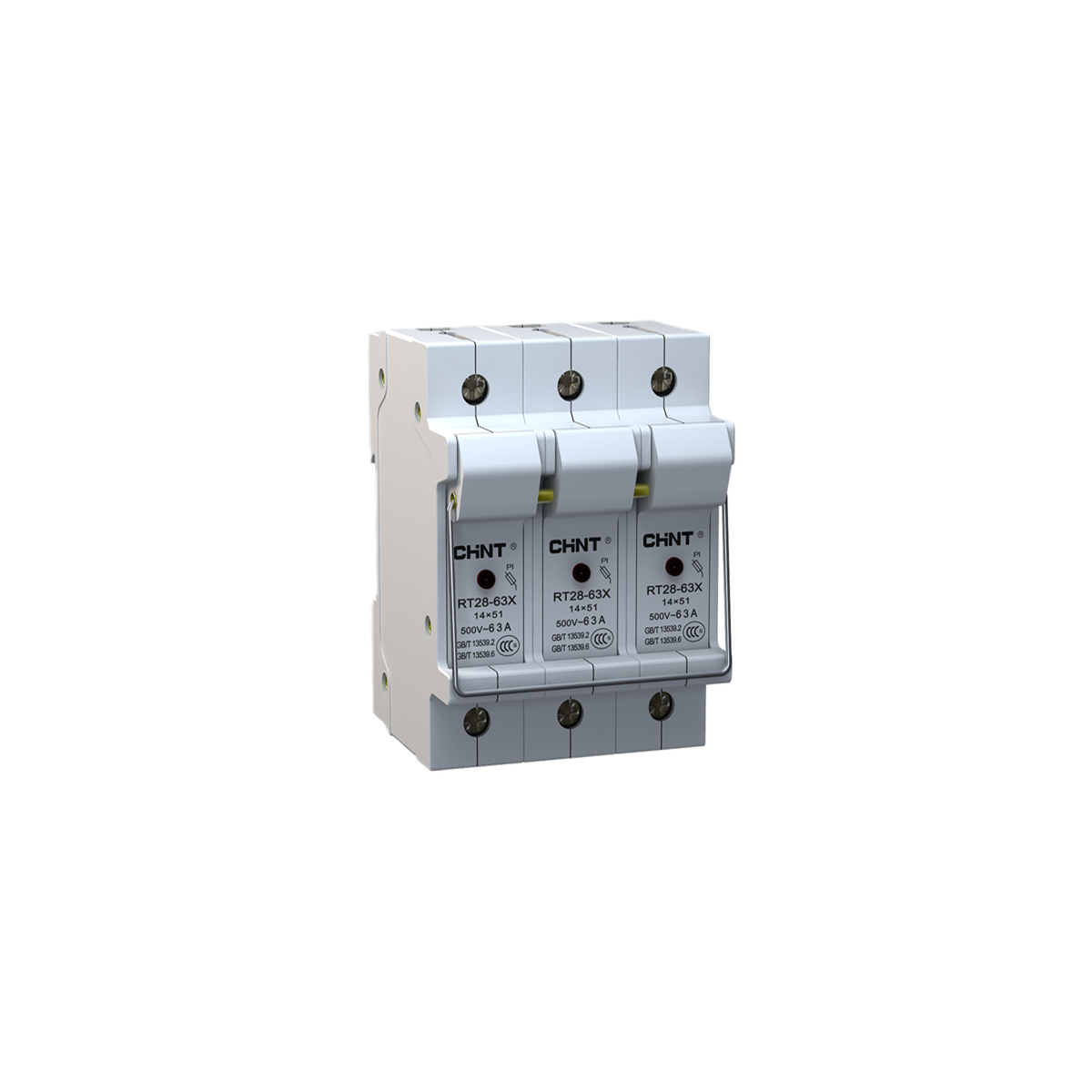 3 Faz Kartuş Sigorta Yuvası, 10x38, 3 kutuplu, 520486