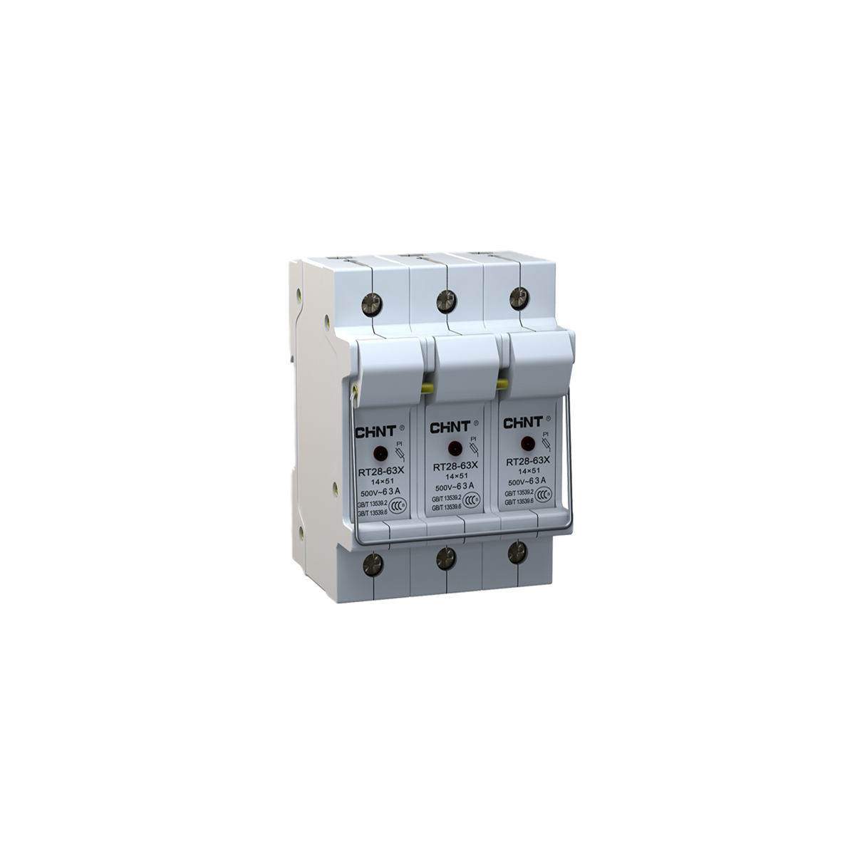 3 Faz Kartuş Sigorta Yuvası, 10x38, 3 kutuplu, 520486