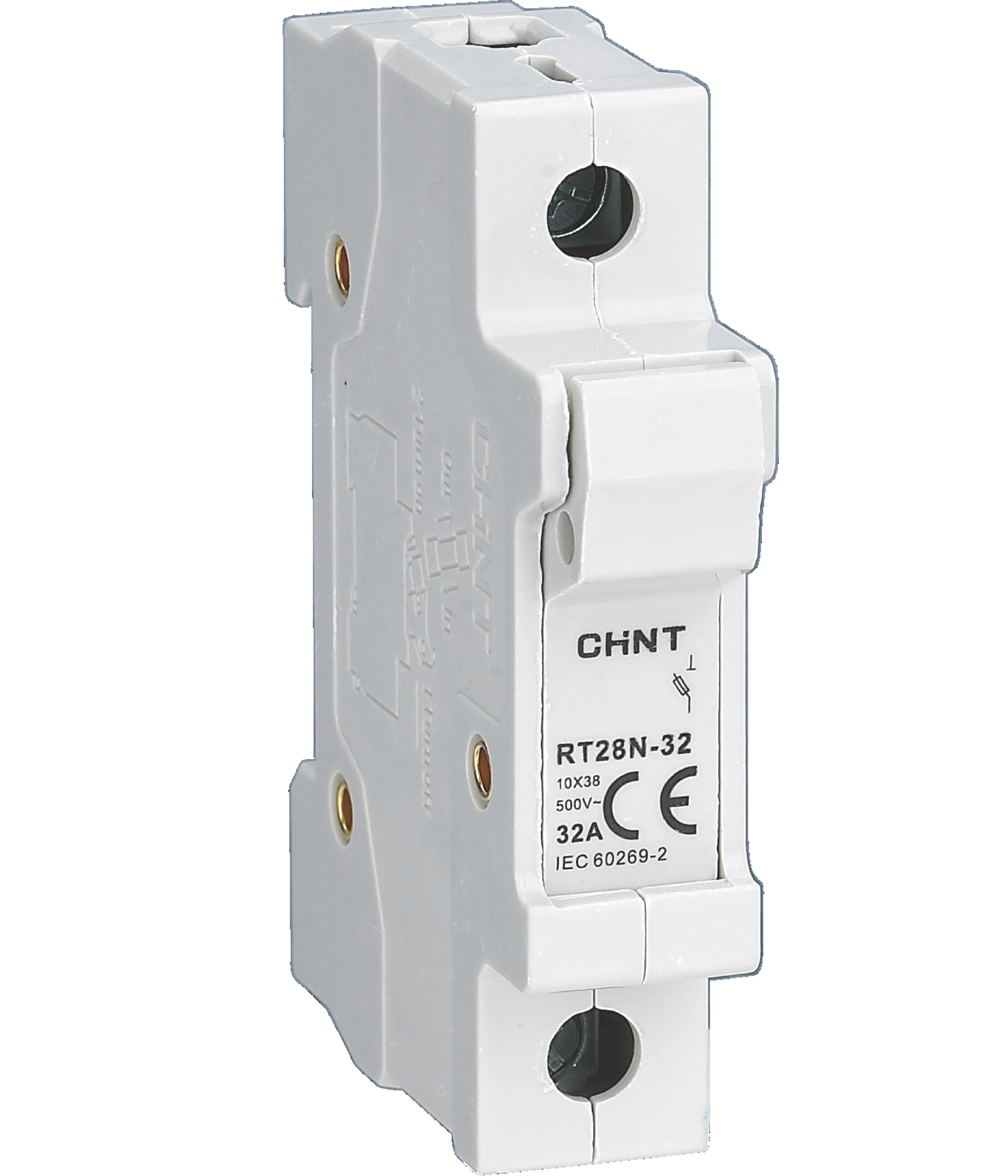 1 Faz Kartuş Sigorta Yuvası, 10x38, 1 kutuplu, 520484