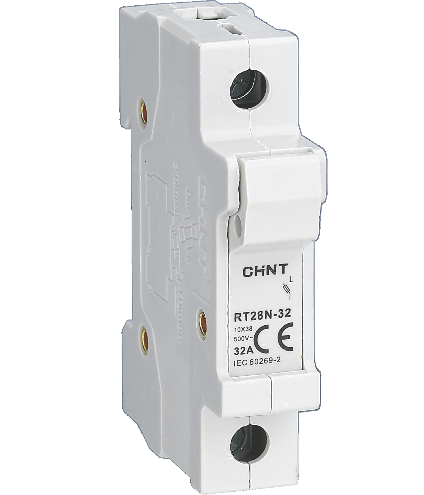 1 Faz Kartuş Sigorta Yuvası, 10x38, 1 kutuplu, 520484