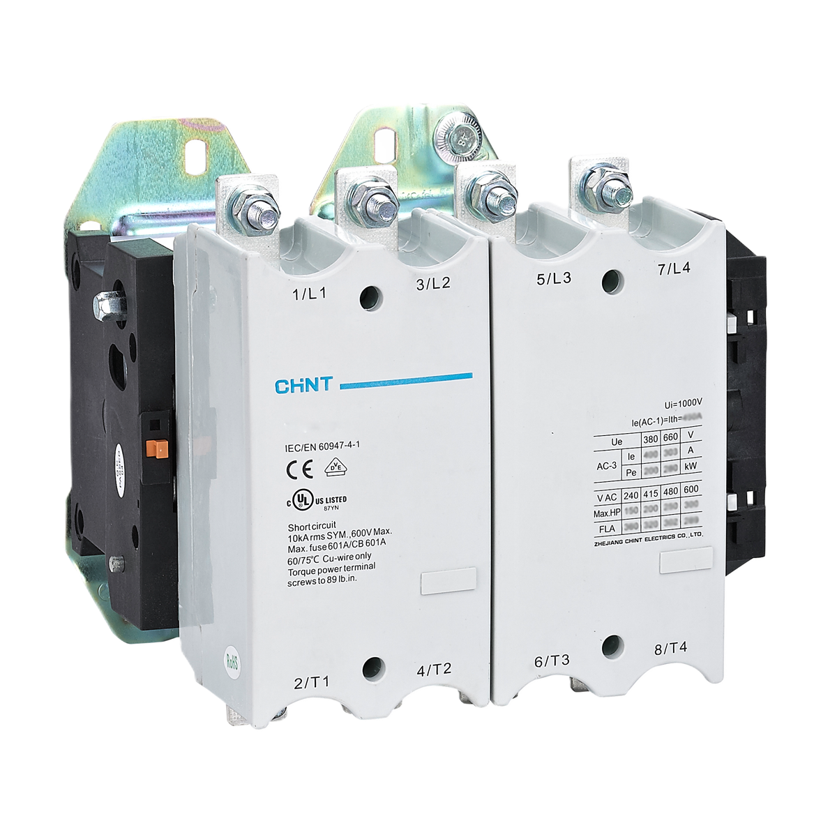 4x450A Kontaktör (AC-1) 236203, NC2-400M4