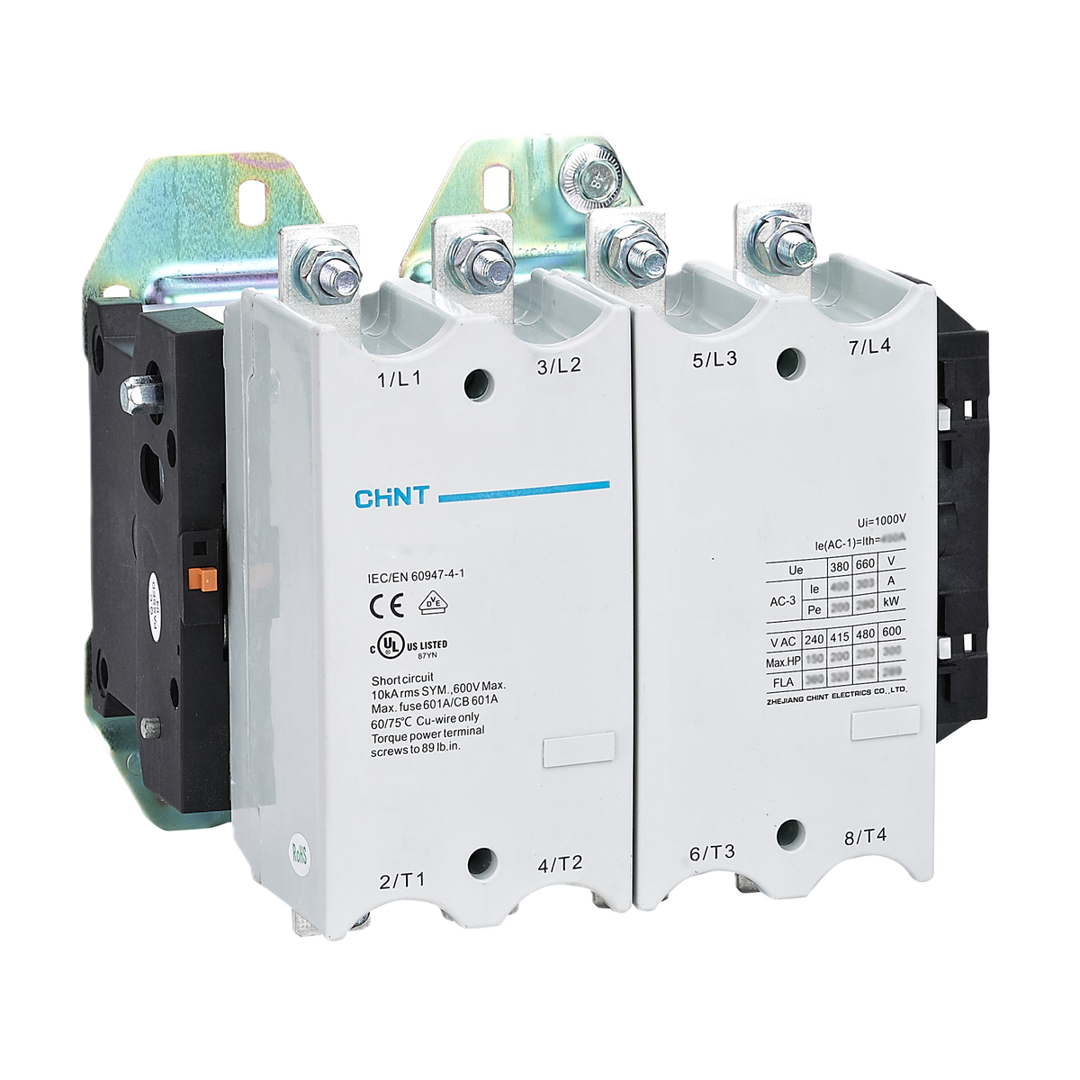 4x450A Kontaktör (AC-1) 236203, NC2-400M4