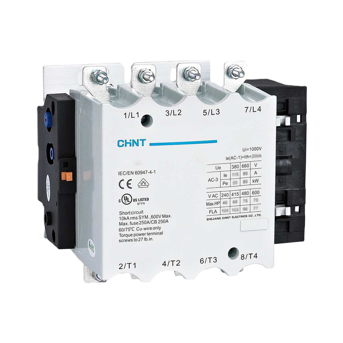 4x315A Kontaktör (AC-1) 671403, NC2-265M4