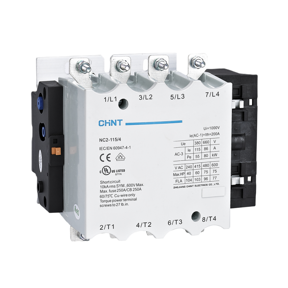 4x200A Kontaktör (AC-1) 671434, NC2-115M4