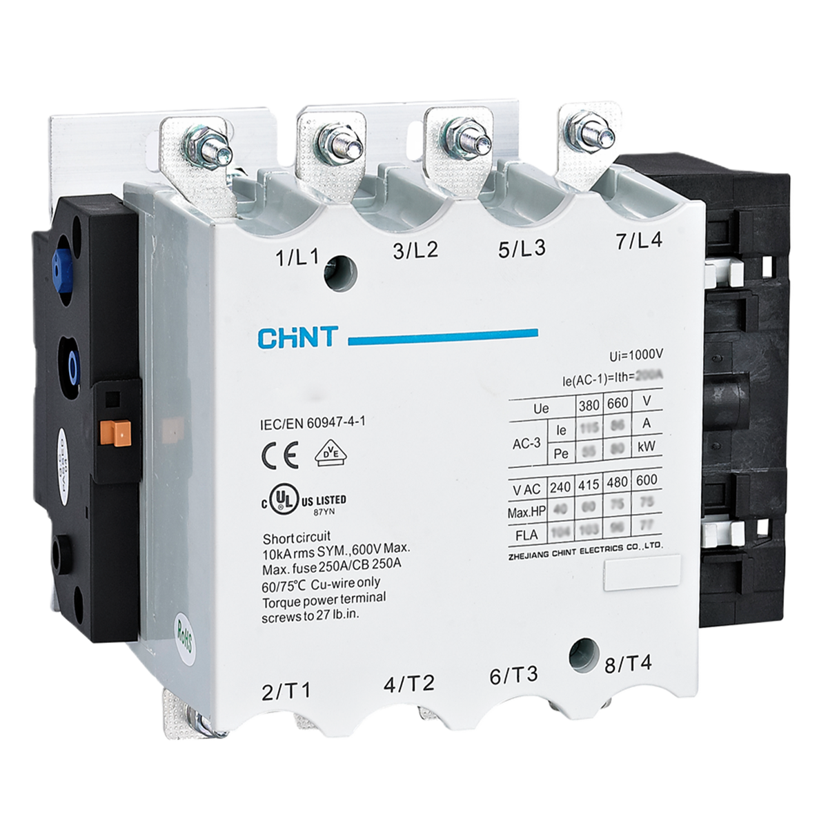 4x150A Kontaktör (AC-3) 671399, NC2-150M4