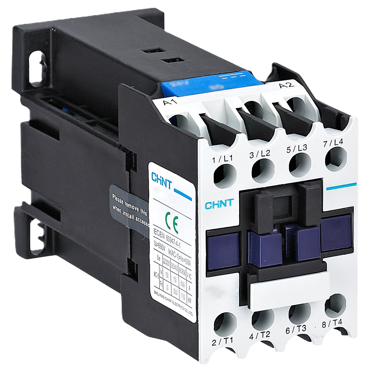 4x60A Kontaktör (AC-1) 222139, NC1-4004