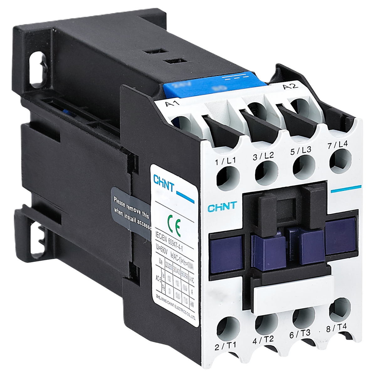 4x60A Kontaktör (AC-1) 222139, NC1-4004