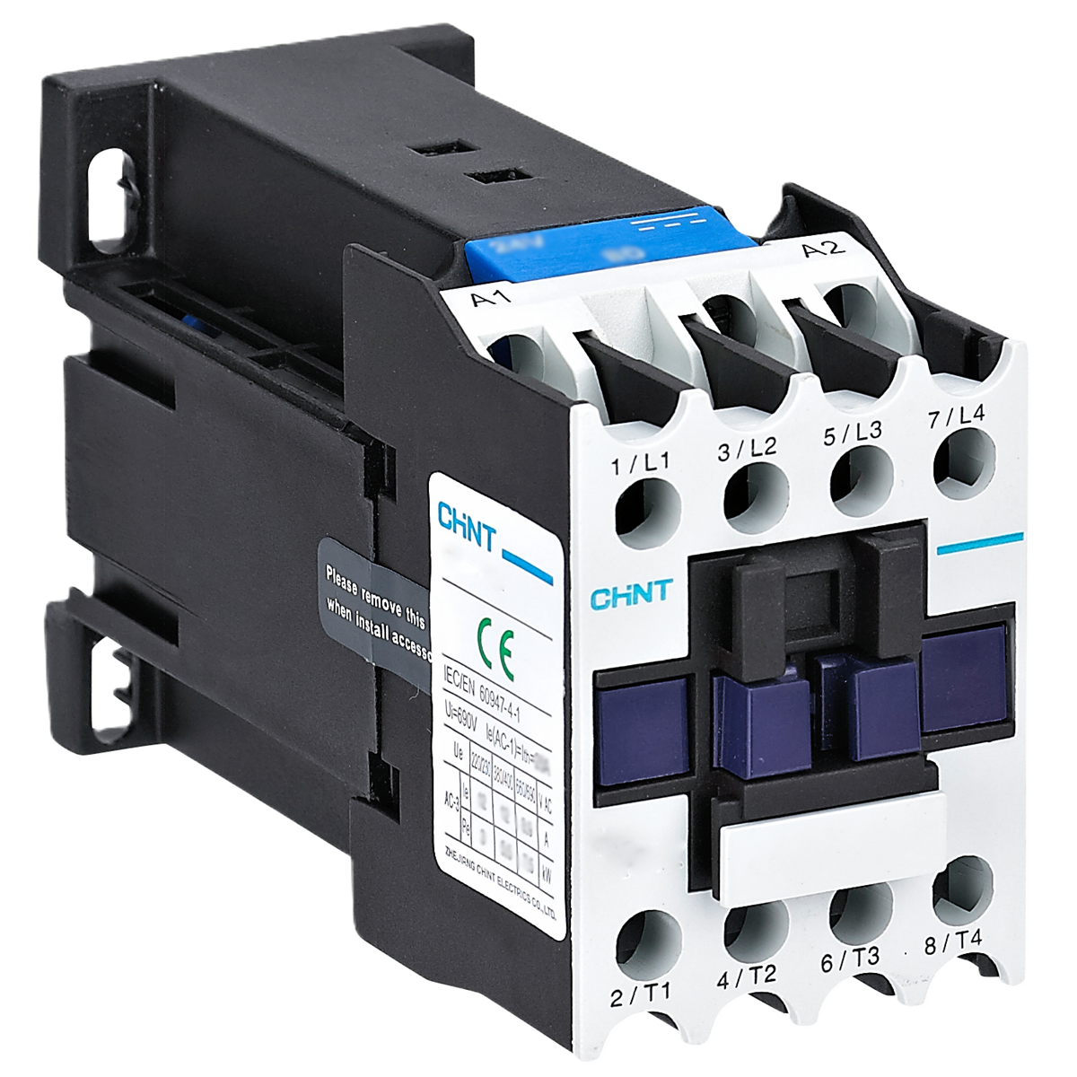 4x40A Kontaktör (AC-1) 221722, NC1-2504