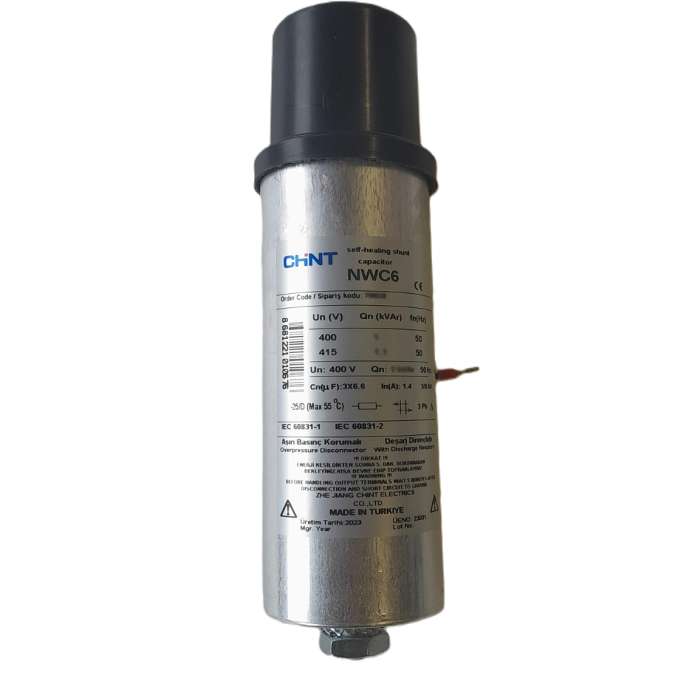 1.5 kVAR Trifaze Kondansatör, 400V AC, 799021