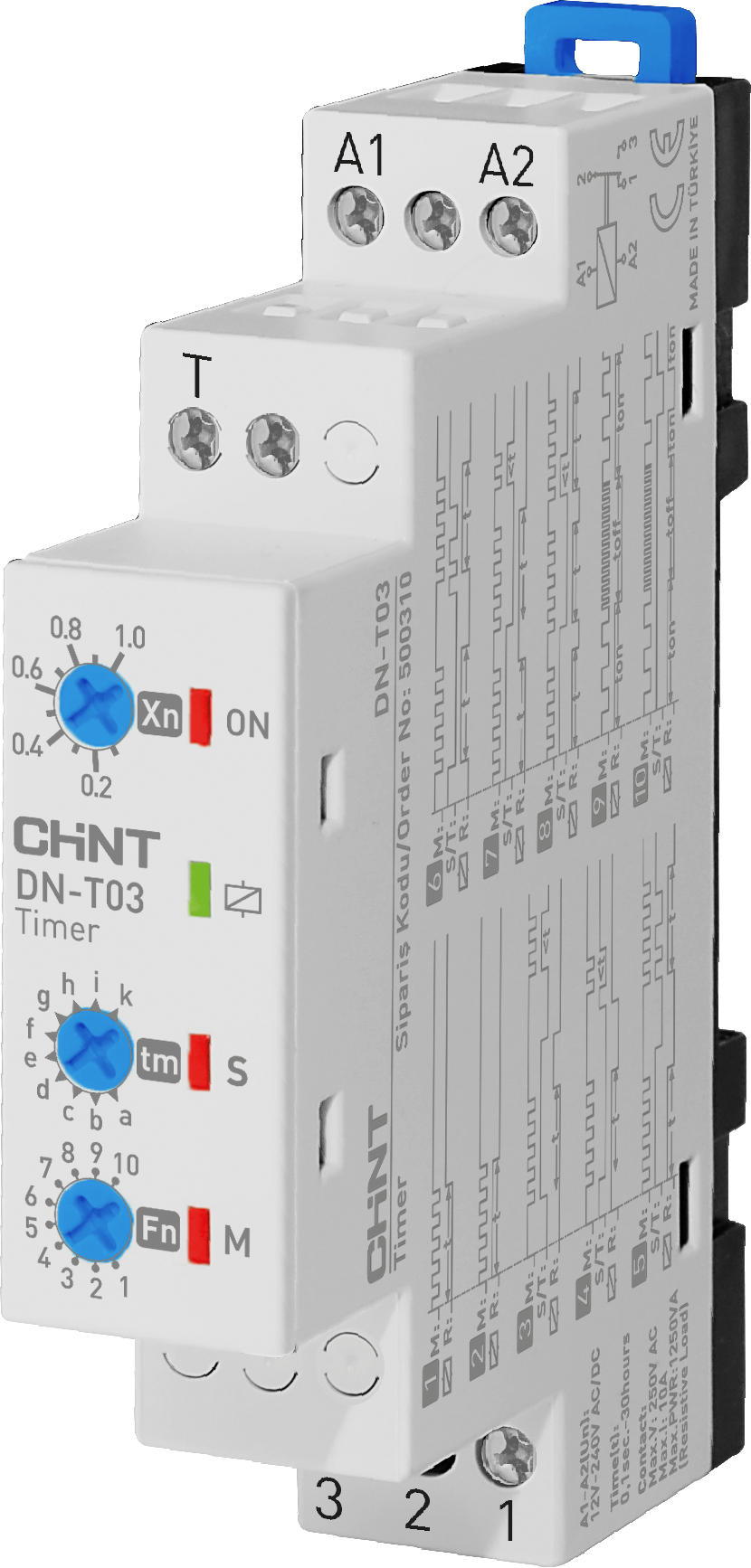 Çok Fonksiyonlu Zaman Rölesi, 0.1sn-30saat, Pano Tip