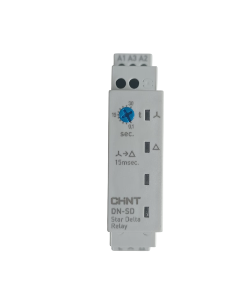 Yıldız Üçgen Zaman Rölesi, Y:0.1sn-30 sn, Pano Tip