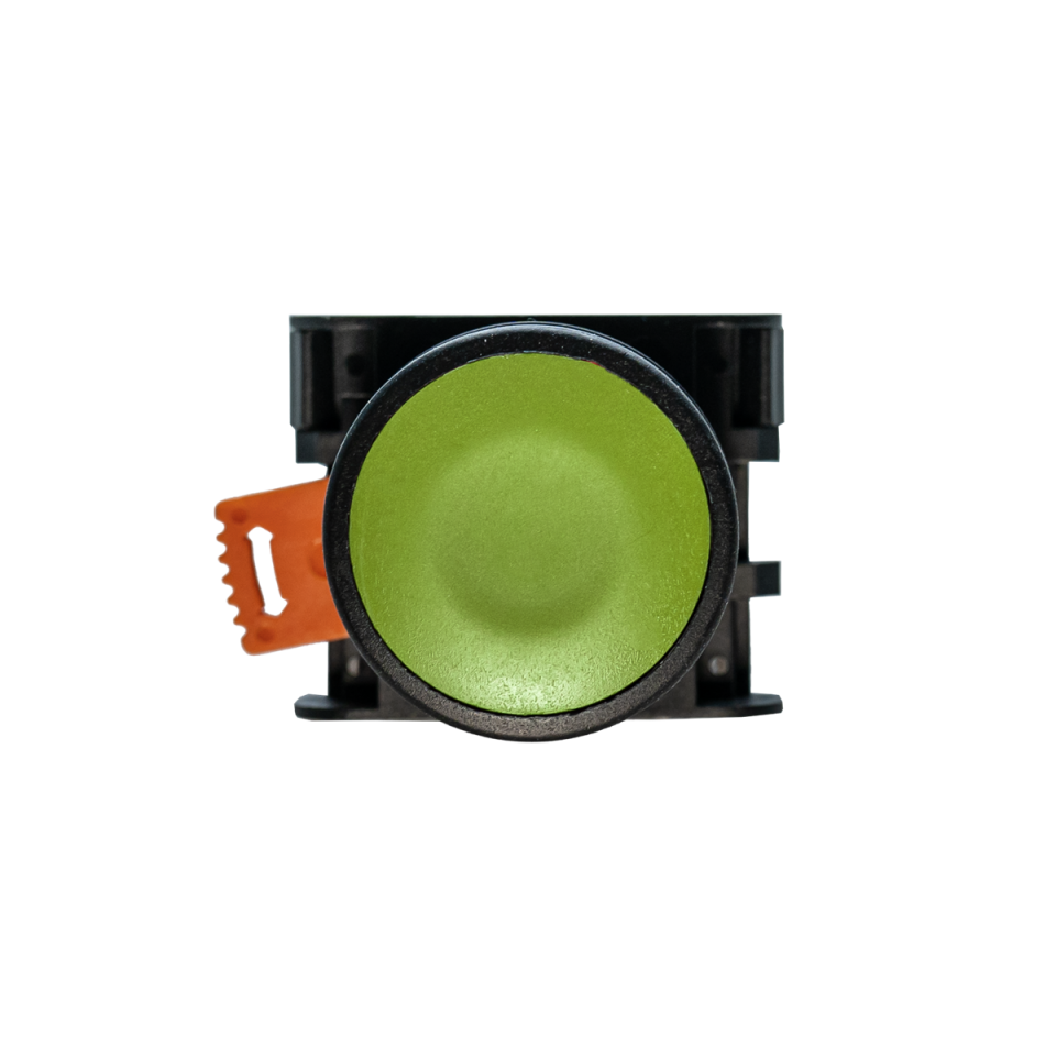 Yeşil Pano Butonu, Start, Yaylı 1NA (1NO), Düz