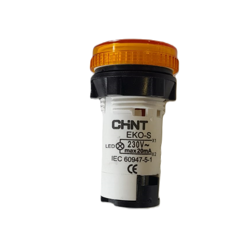 Sarı Sinyal Lambası, Pano Tip, Devre Dışı, Uyarı, 220 VAC