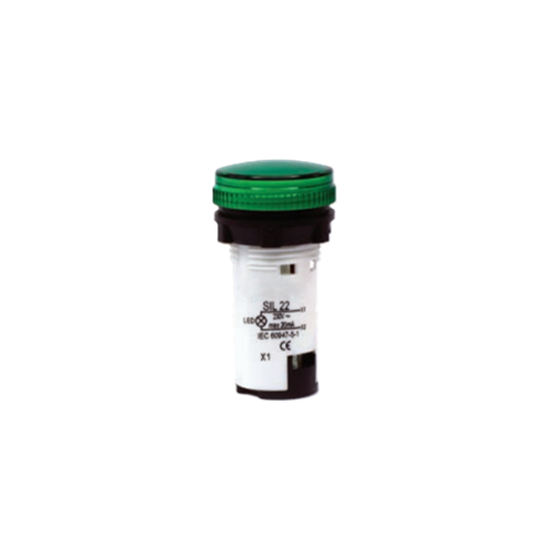 Yeşil Pano Led Sinyal Lambası, Devrede, 220 VAC