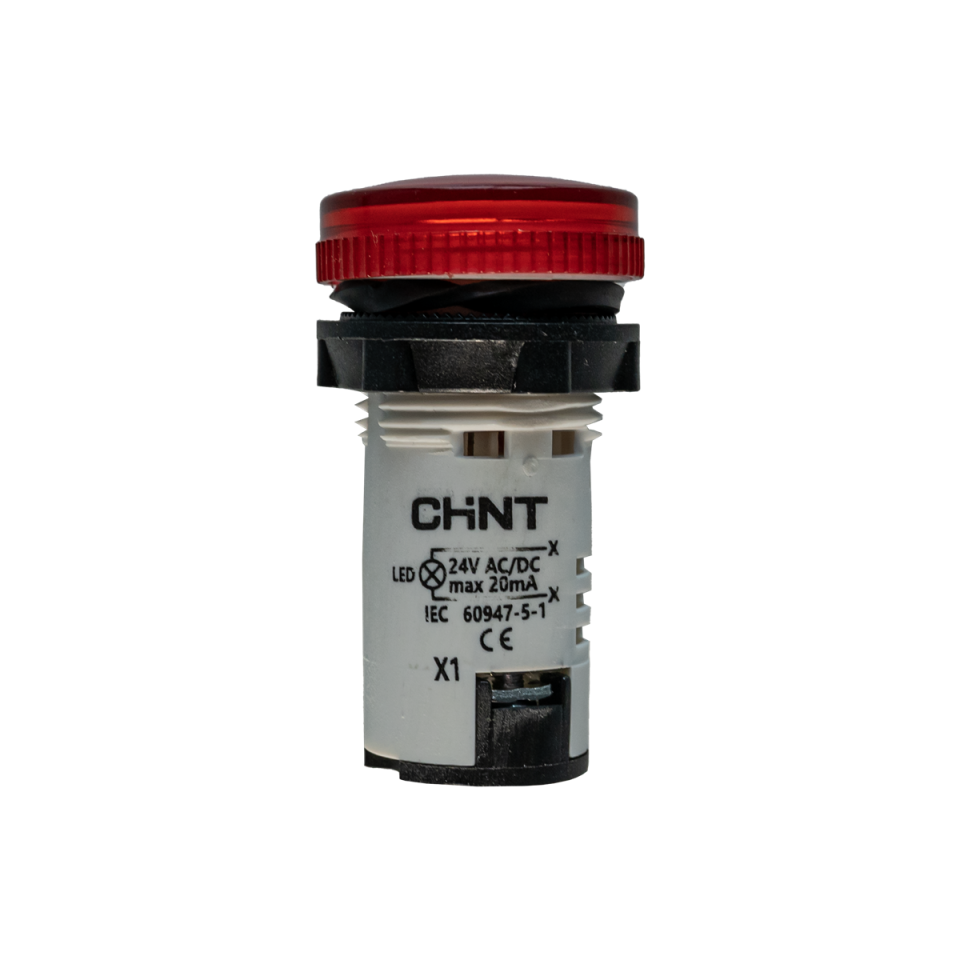 Kırmızı Pano Led Sinyal Lambası, Arıza, 220 VAC